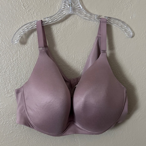 Cacique Lane Bryant Lightly Lined Wire Free Bra Purple 46DD - Picture 1 of 9